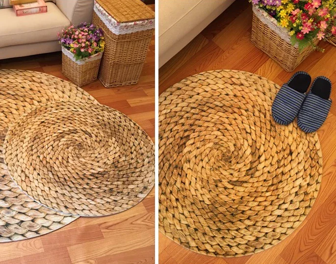 Großer Runder Teppich Wohnzimmer