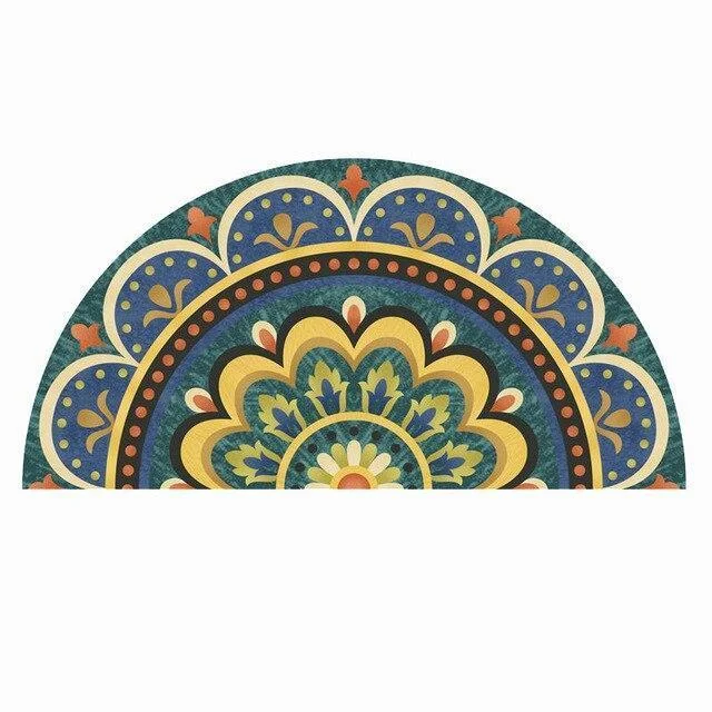 Runder Eingangsteppich <br> Marokkanischer Stil