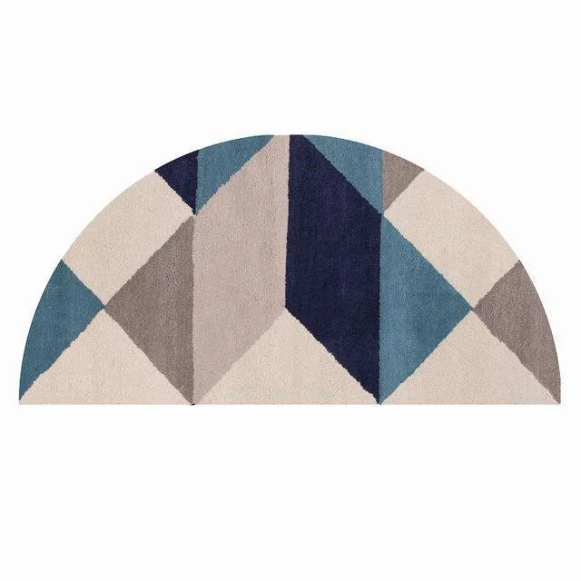 Runder Eingangsteppich <br> Nordischer Stil