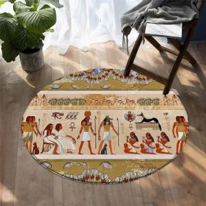 Runder Teppich <br> Antikes Ägypten