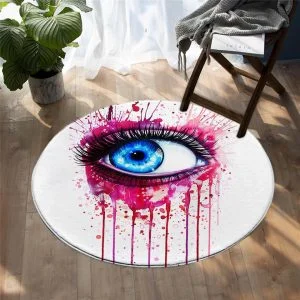 Runder Teppich <br> Auge