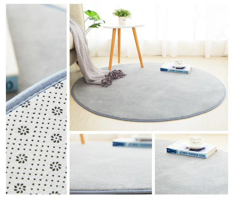 Runder Teppich Badezimmer Grau