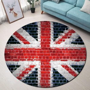 Runder Teppich <br> England