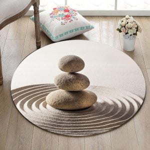 Runder Teppich <br> Entspannung
