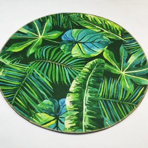 Runder Teppich <br> Exotisches Muster