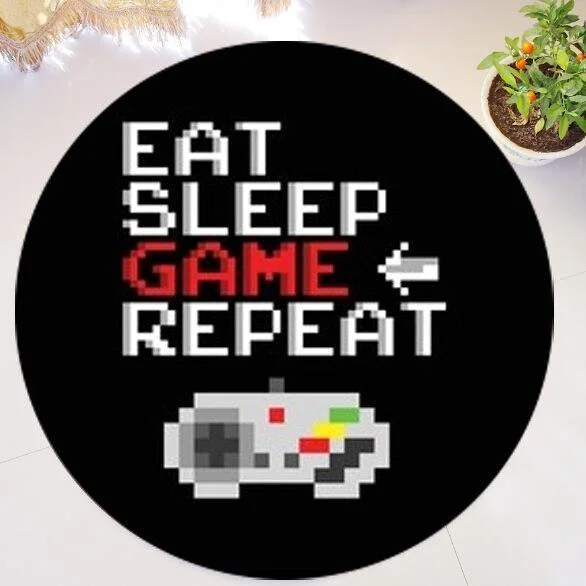 Runder Teppich <br> Gamer