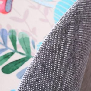 Runder Teppich <br> Hellblau