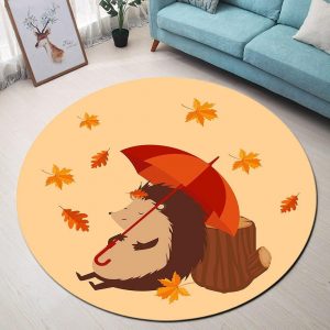 Runder Teppich <br> Igel