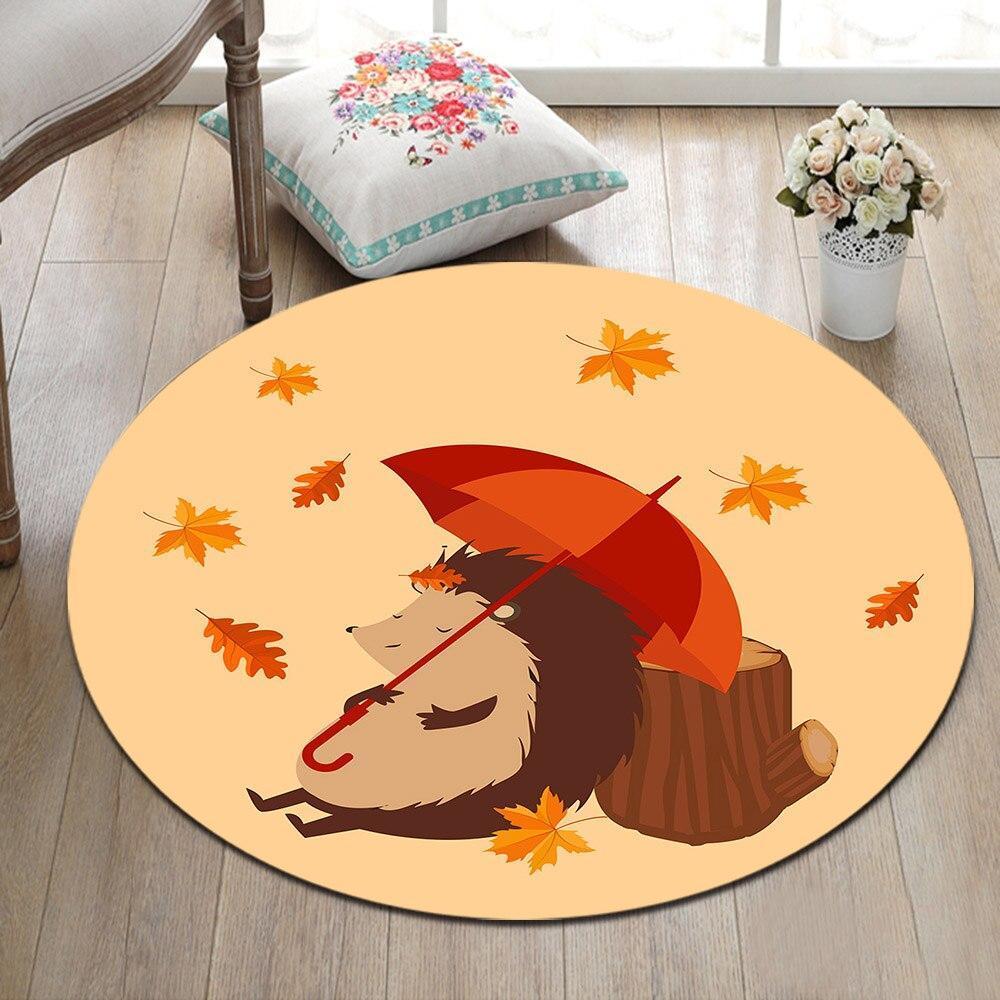 Runder Teppich <br> Igel