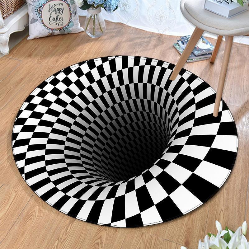 Runder Teppich <br> Illusion