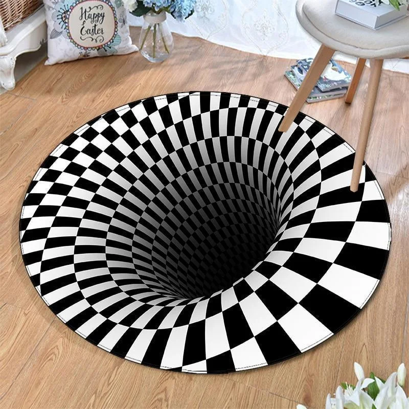 Runder Teppich <br> Illusion