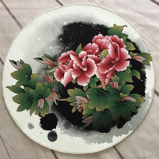 Runder Teppich <br> Japanisch