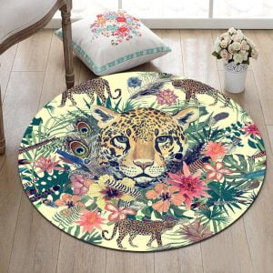 Runder Teppich <br> Kleiner Löwe