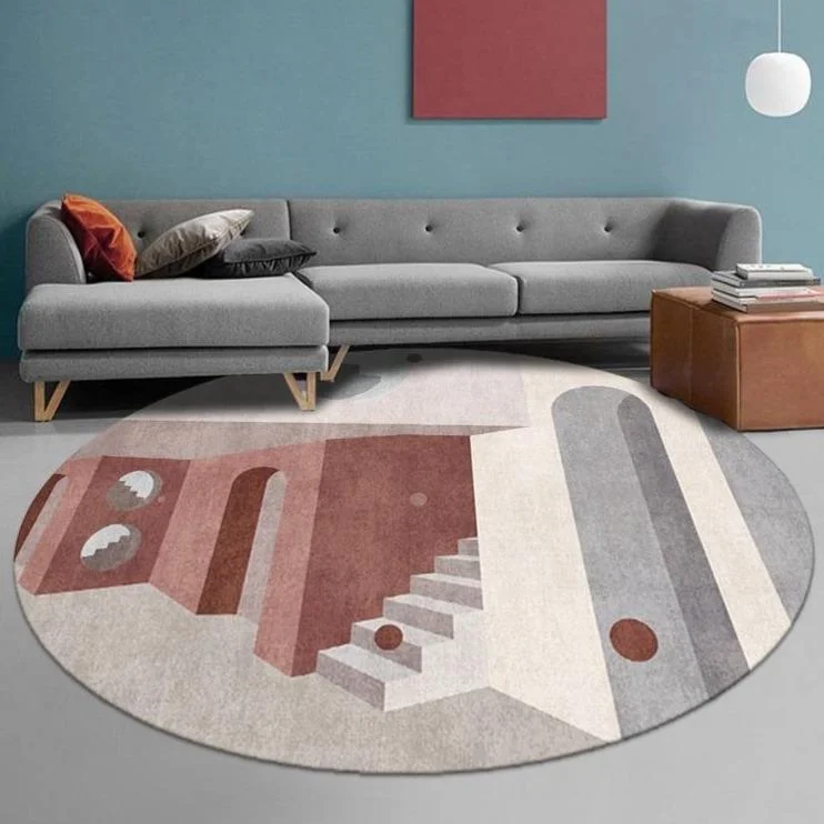 Runder Teppich <br> Kunstwerk Runder Teppich <br> Kunstwerk