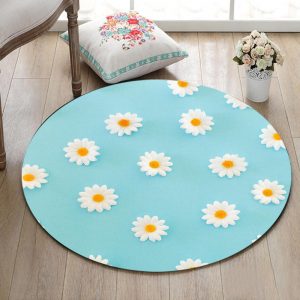 Runder Teppich <br> Margerite