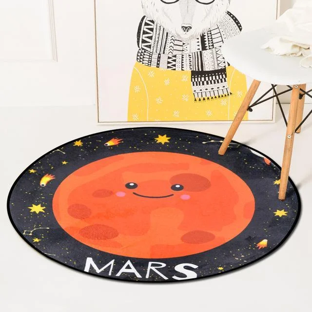 Runder Teppich <br> Mars