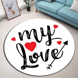 Runder Teppich <br> My Love