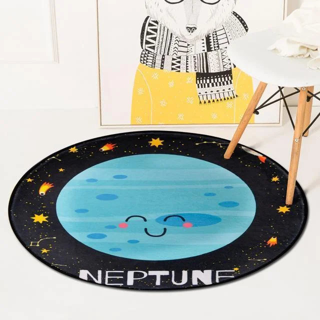 Runder Teppich <br> Neptun