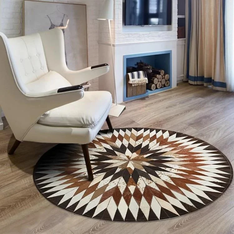 Runder Teppich <br> Patchwork