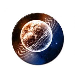 Runder Teppich <br> Planet