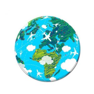 Runder Teppich <br> Reise