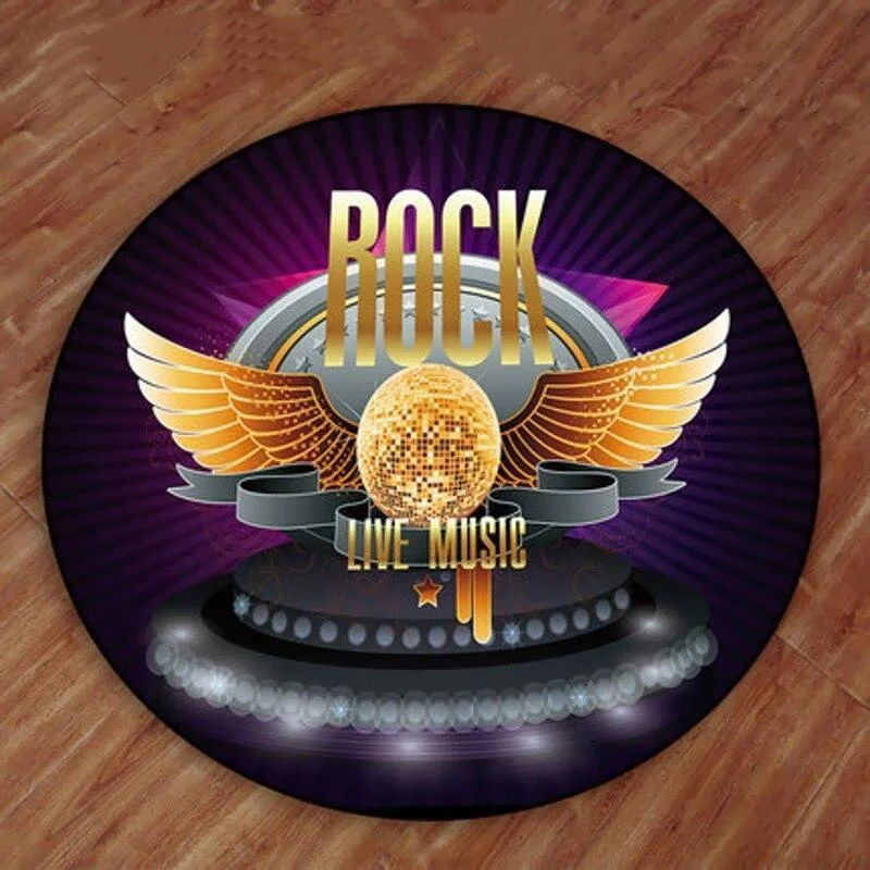 Runder Teppich Rock Runder Teppich Rock