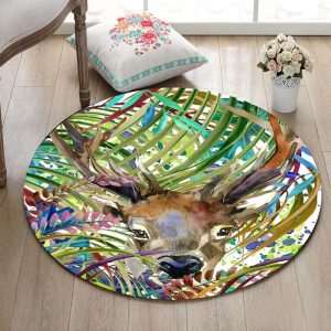 Runder Teppich <br> Schlafzimmer Dekoration