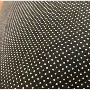 Runder Teppich <br> Schwarzes und Goldenes Mandala