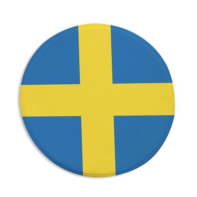 Runder Teppich <br> Schwedisch