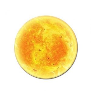 Runder Teppich <br> Sonne