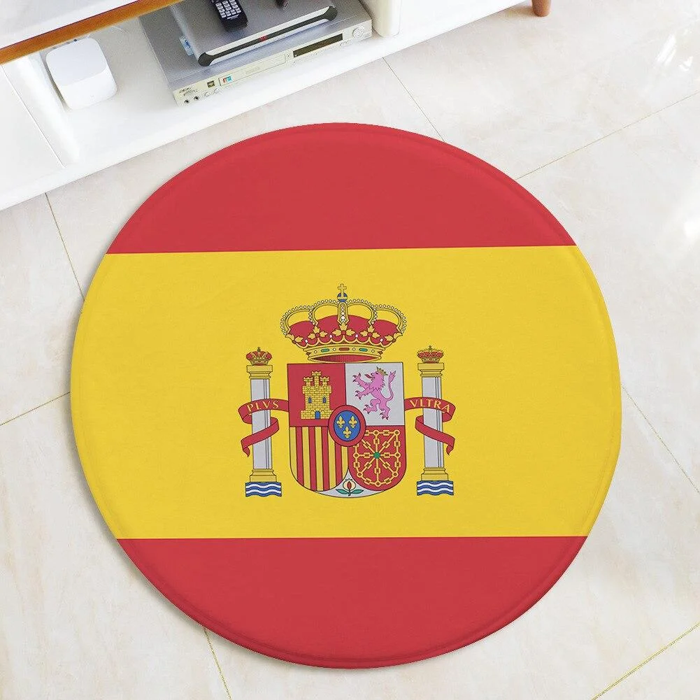 Runder Teppich Spanische Flagge Runder Teppich Spanische Flagge