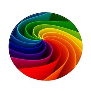 Runder Teppich <br> Spirale