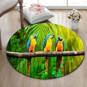 Runder Teppich <br> Tropische Atmosphäre