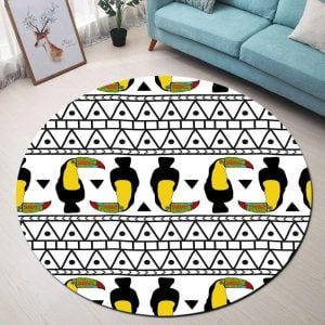 Runder Teppich <br> Tukan