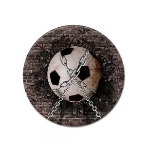 Runder Teppich <br> Verketteter Fußball