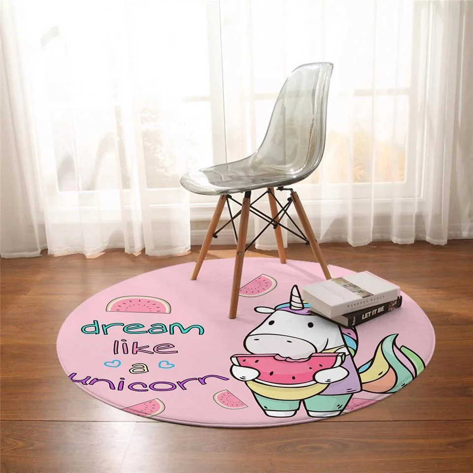 Runder Teppich <br> Wassermelone