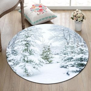 Runder Teppich <br> Wohnzimmer Dekoration