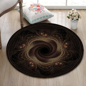 Runder Teppich <br> Wohnzimmer Innenraum