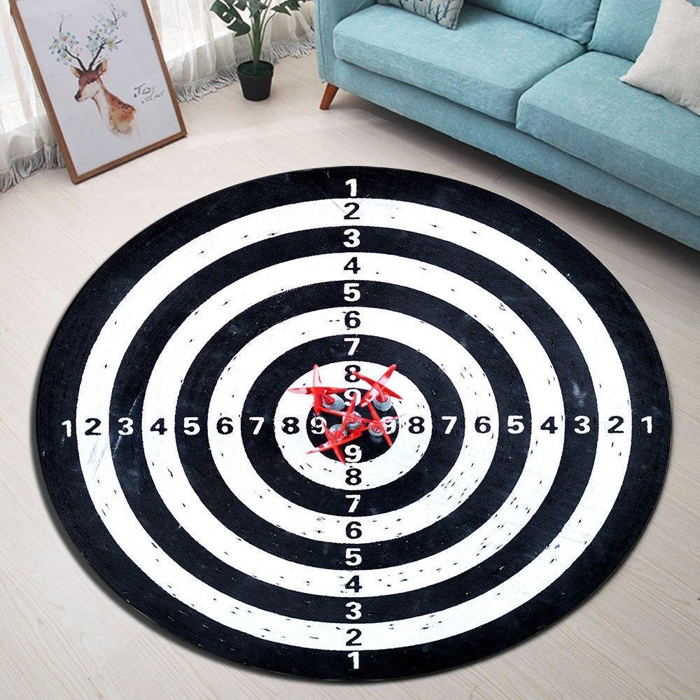 Runder Teppich <br> Wurfpfeil