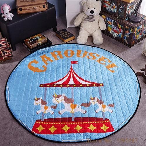 Runder Teppich <br> Zirkus